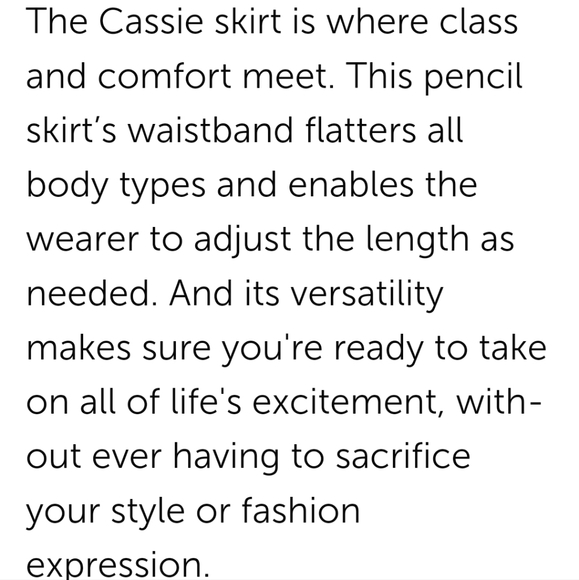 NWT! LulaRoe Cassie pencil skirt - Picture 6 of 6